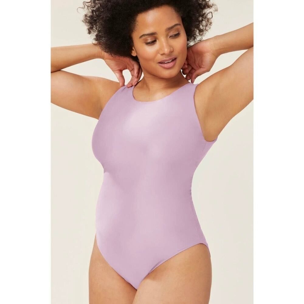 NWT Andie Soft Berry Purple The Corsica One Piece Swimsuit‎ Size Medium